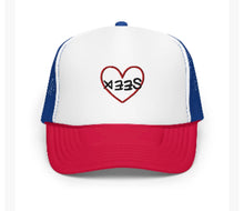 Load image into Gallery viewer, Heart Trucker Hat